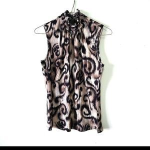 Serenade New York high-neck sleeveless top size small